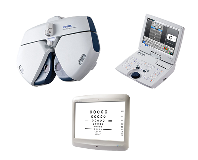 Potec Digital Refractor and Acuity Chart Package
